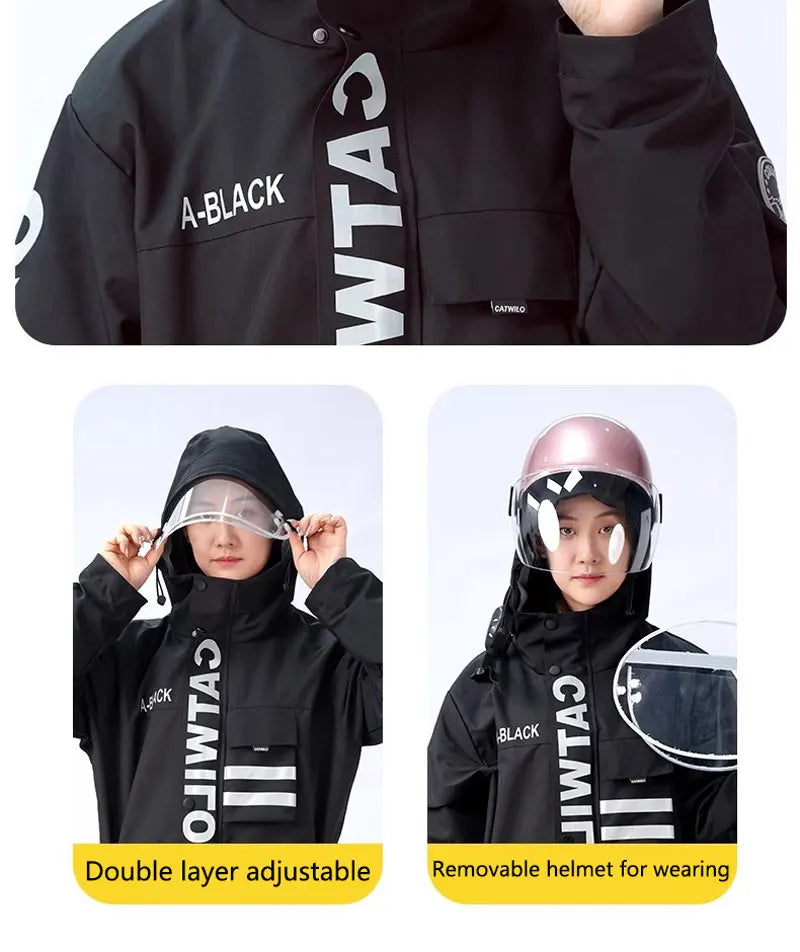 Unisex Waterproof Riding Jumpsuit Raincoat