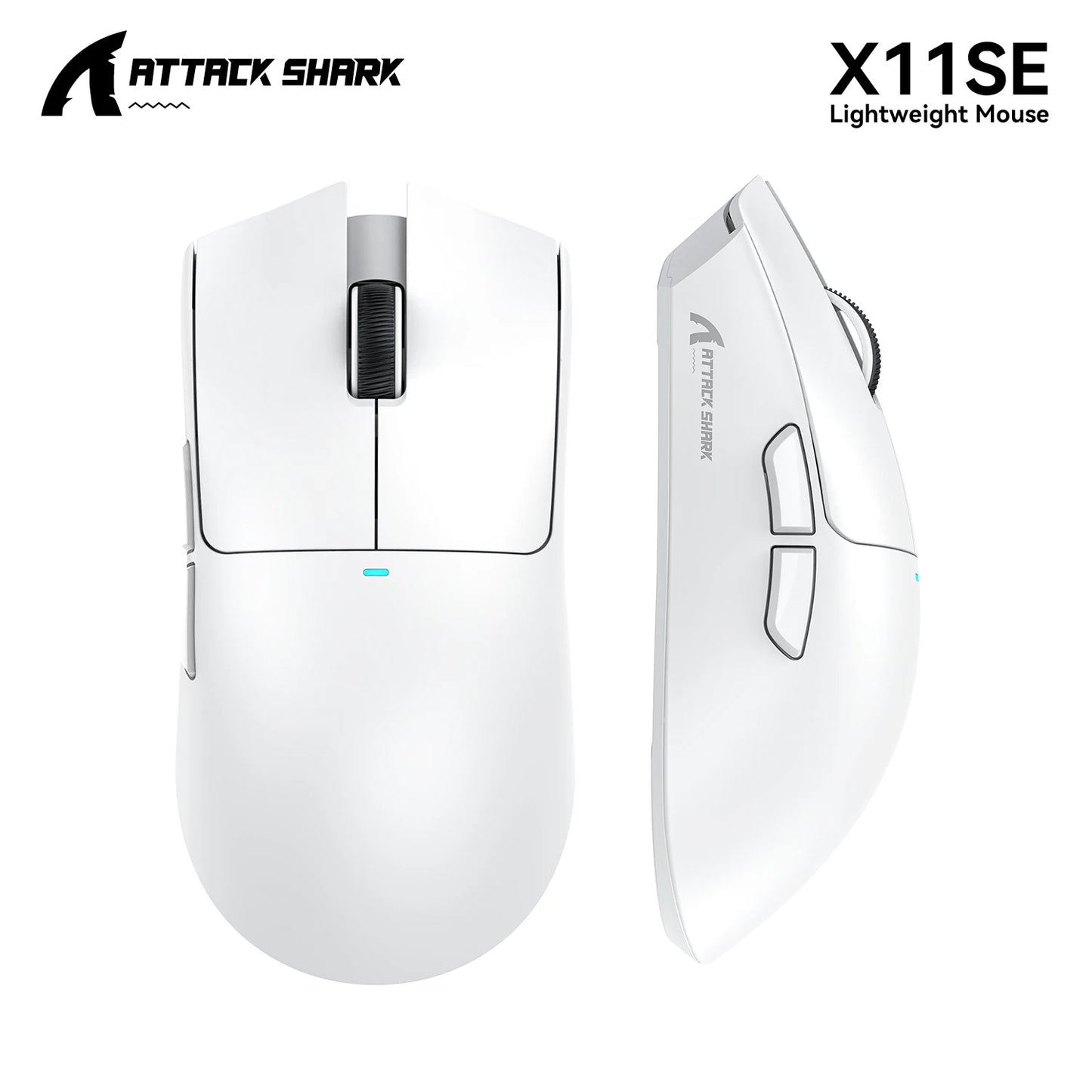 X11 ATTACK SHARK X11SE Bluetooth Gaming Mouse PAW3311 Sensor 22000DPI Macro Drivers and 1000 Hz Polling Rate for Wireless Mouse