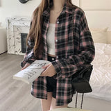 Classic Plaid Flannel Shirt Jacket