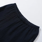 Fashion Stripe Long Pants Set Women Chic Lapel Single Breasted Shirt High Waist Wide Leg Trousers 2026 Spring New 2 Pcs Outfits