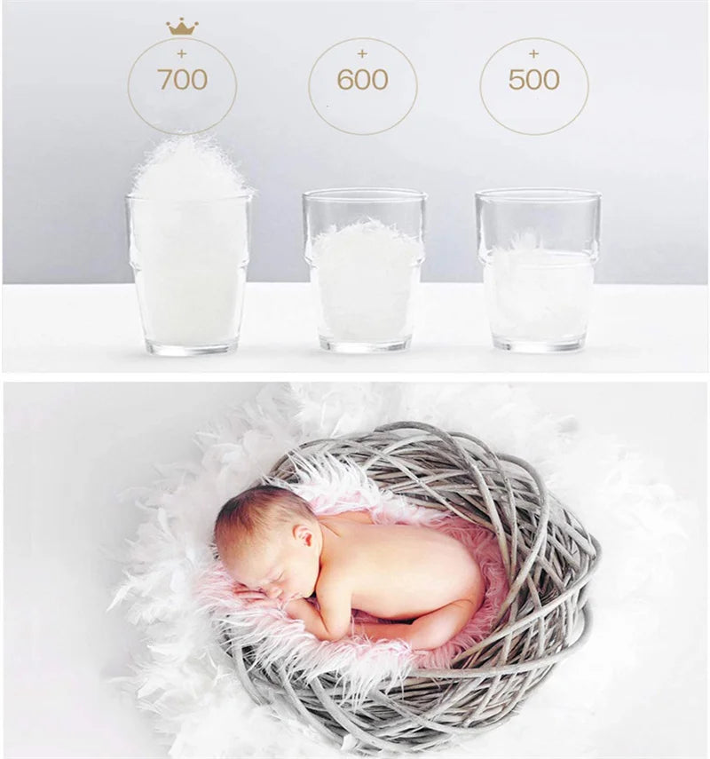 Luxury 3D Bread White Goose Down Feather Pillows for Sleeping Body Neck Protection Bed Pillows Soft Comfort 100% Cotton Cover