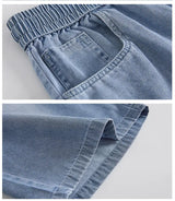 Men's Denim Shirt Summer Fashion Breathable Cotton Blend Short Sleeve Shirt Street Trendy Daily Outing Comfortable Jean Shirt