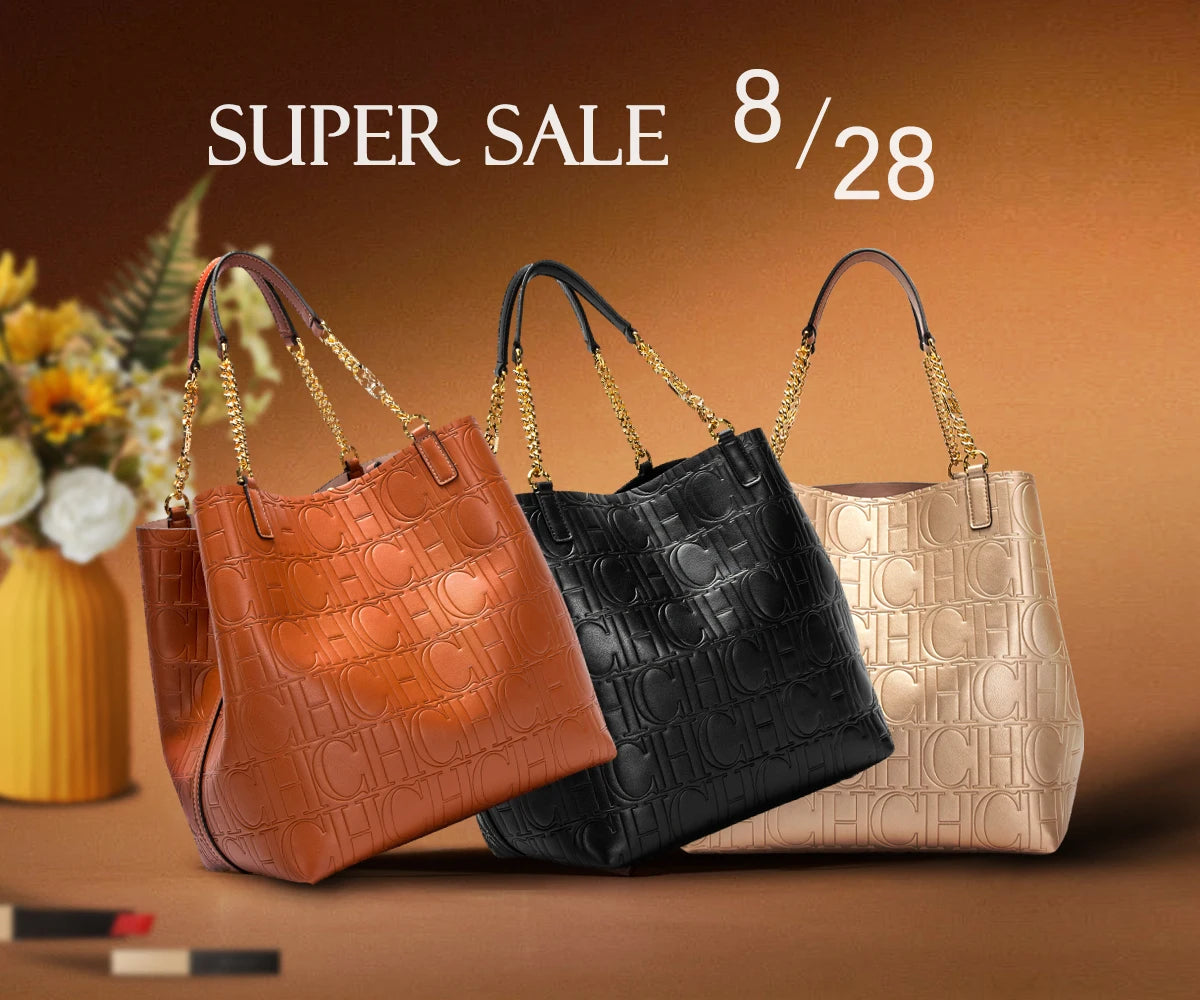 CHCH Women's Tote Bag Autumn New Large Capacity Coffee Color Commuter Women's Bag