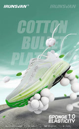 Irunsvan Qfeng1.0 Dual-color Dual-density Carbon Plated Running Shoes Shock-absorbing Lightweight Men's Water-repellent Sports