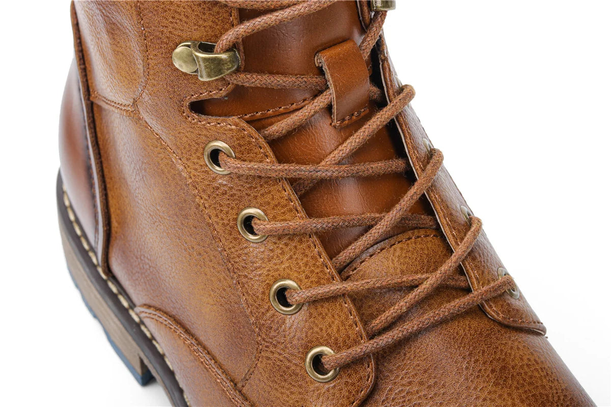 Retro Men Boots  Fashion Comfortable  Spring Leather Boots