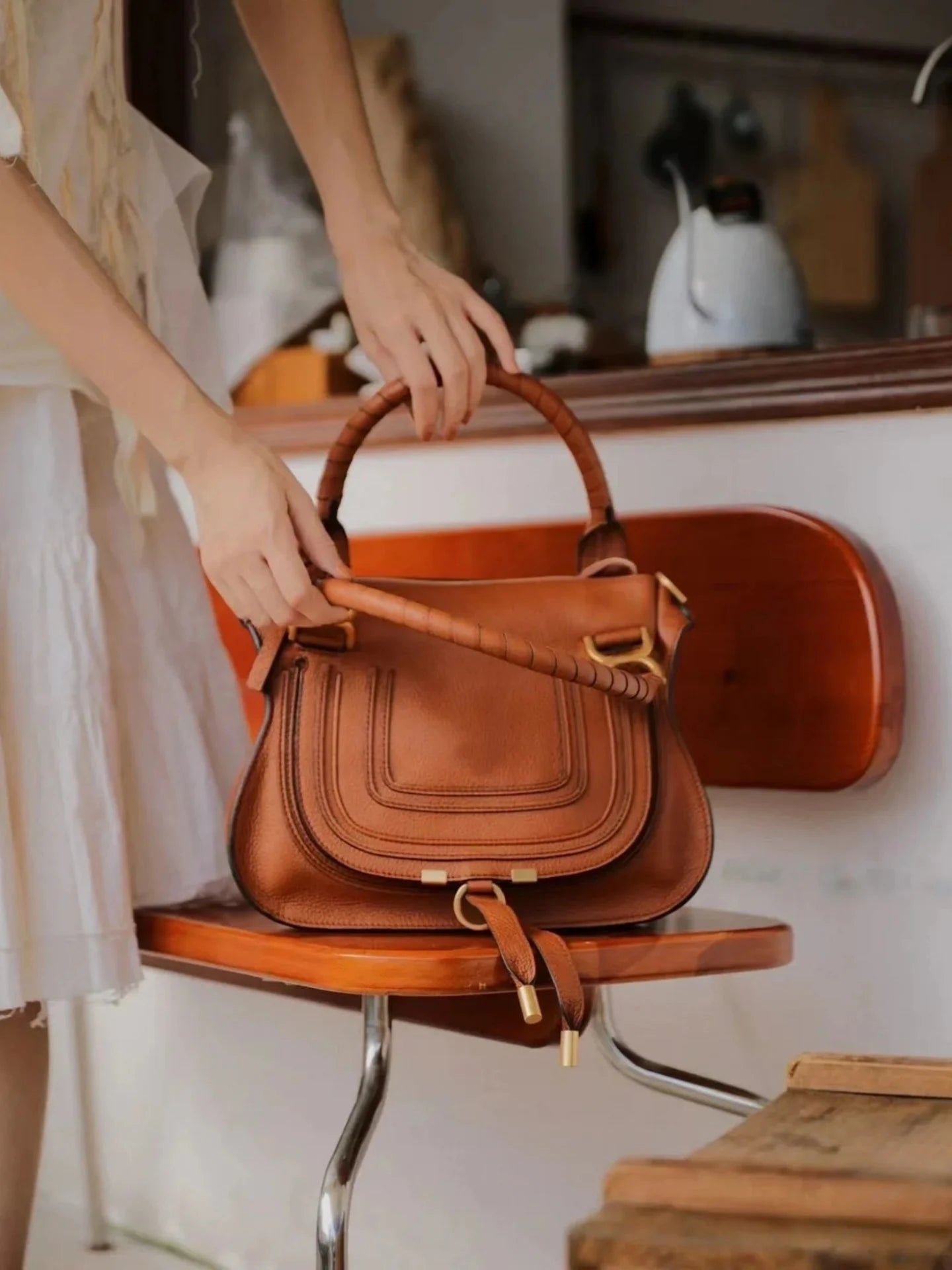 Vintage Suede Saddle Bag – Crossbody & Shoulder Tote for Women
