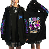 Arcane Jinx Graffiti Zipper Hoodie