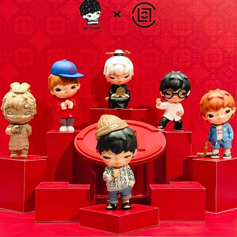 POP MART Original Hirono X CLOT Series Blind Box Trendy Fashion Toy Gift Ornament Collectible Toys Christmas Decoration Toy Gift