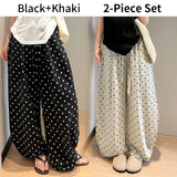 Women's Linen Blend Wide-Leg Pants