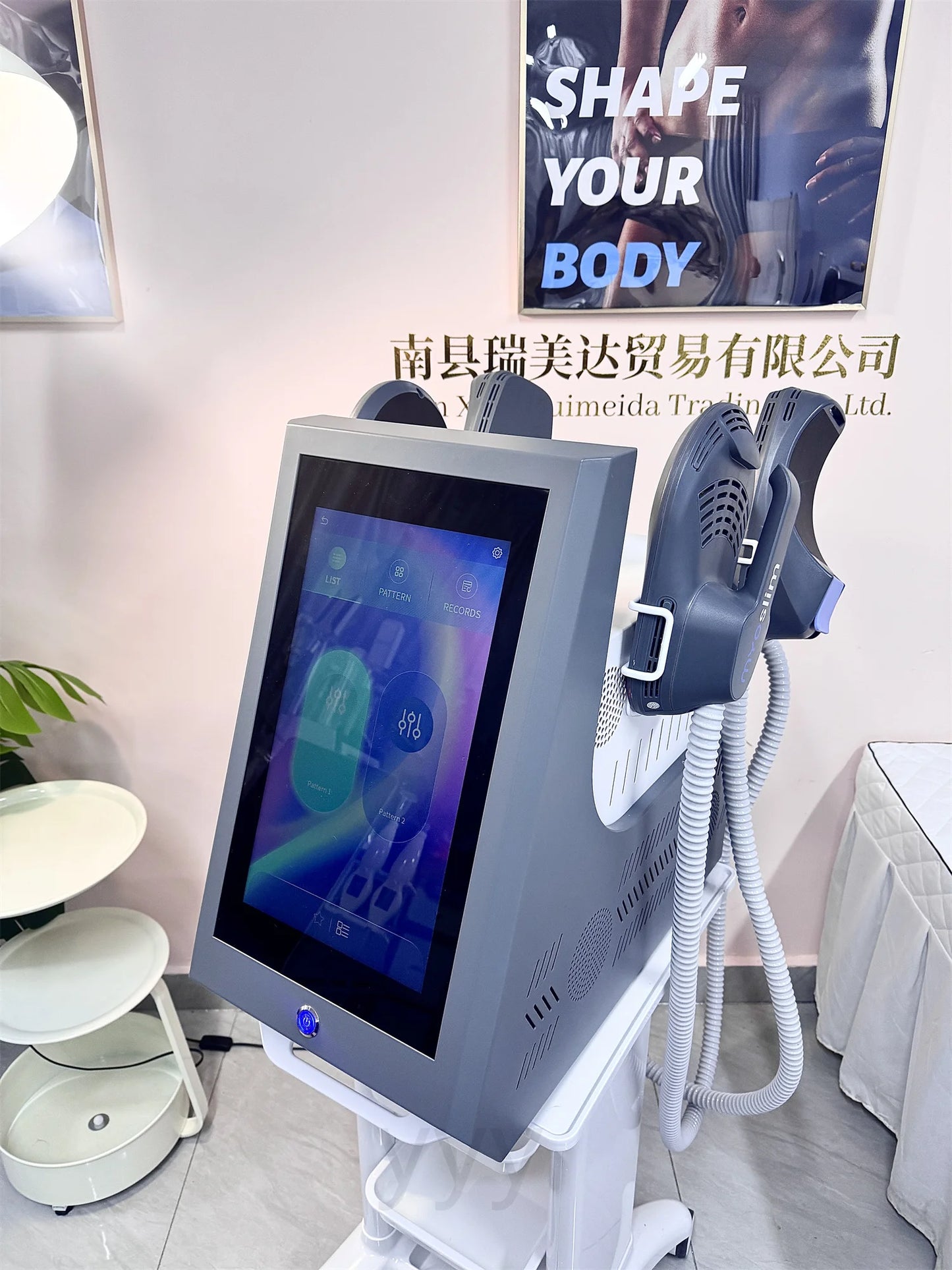 MYOslim Body Building Machine RF Fat Removal 4 Handles Muscle Sculpting Body Muscle Stimulation for Fitness