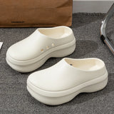 Women's Slippers Minimalist Non Slip Platform 5CM Thick Chef Shoes Men Indoor Outdoor Beach Garden Fashion Couple Sandals