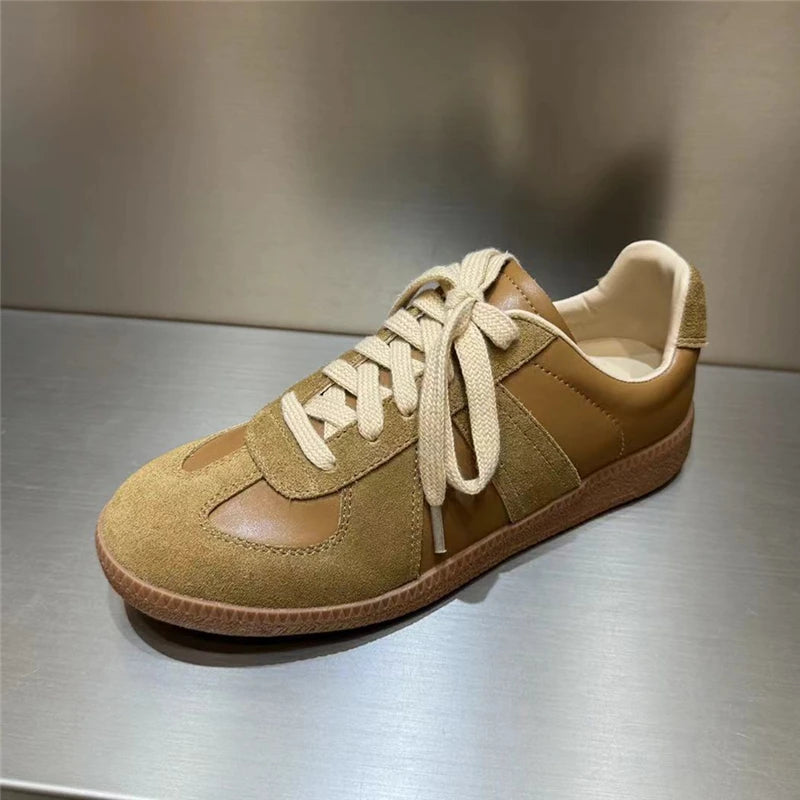 MORAZORA 20 Colors Ins New Genuine Suede Leather Women Flats Lace Up Colors Spring Summer Flat Shoes Casual Sneakers Footwear