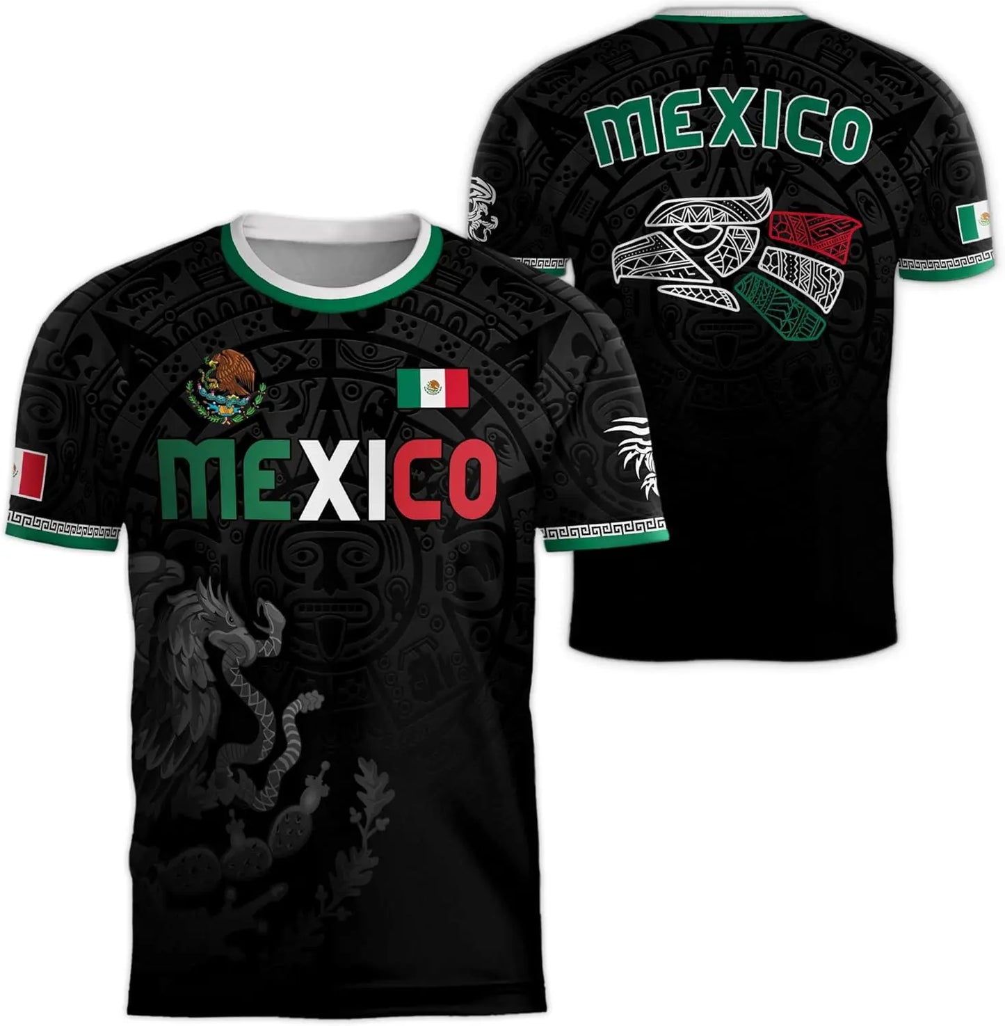 Men's Patriotic Eagle 3D Print T-Shirt | Casual Tee