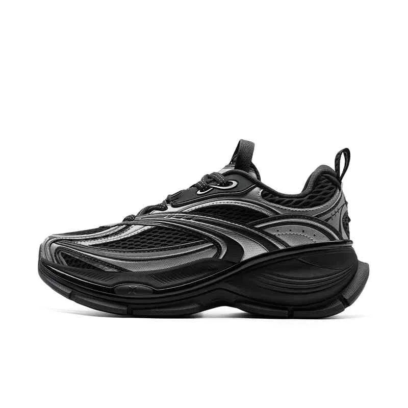 Xtep Basque 2 Casual Shoes for Men Height-increasing Mesh Cushioning Retro Millennium Daddy Female Shoes 875219320012