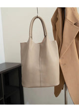 Luxury Soft Leather Bucket Bag | Large Women’s Shoulder Bag