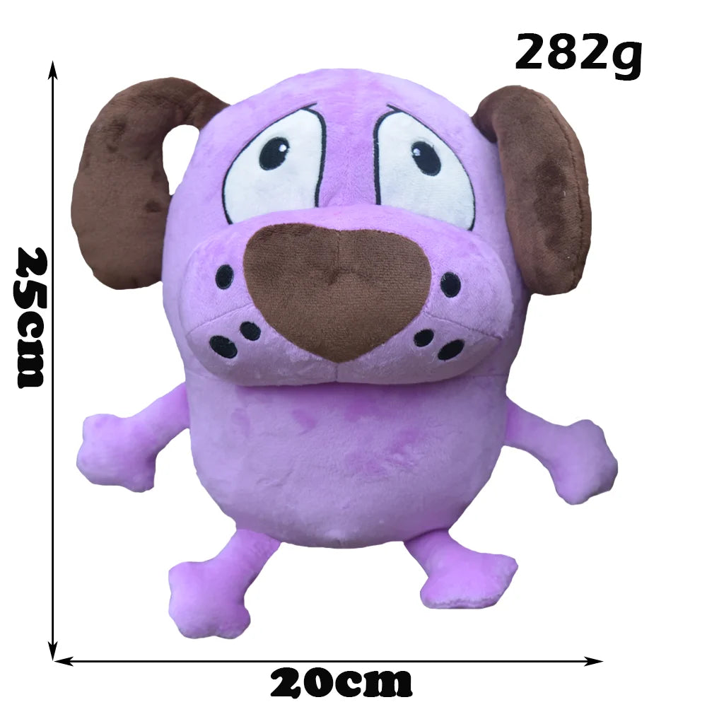 Purple Dog Plush Toy – Fluffy Kawaii Stuffed Animal