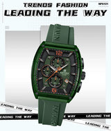 Men’s Waterproof Quartz Watch - Silicone Sport Strap