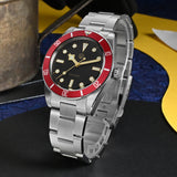Watchdives WD7922 V2 BB54 Watch VH31 Sweep Second Movement Sapphire Crystal 20bar Waterproof C3 Luminous 37mm Vintage Watches