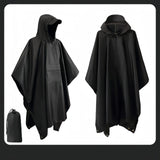 3-in-1 Waterproof Raincoat | Lightweight Outdoor Rain Cover
