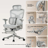 Ergonomic Gaming Chair with 6D Armrest & Lumbar Support