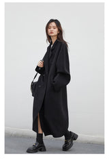 Retro Double-Sided Woolen Overcoat