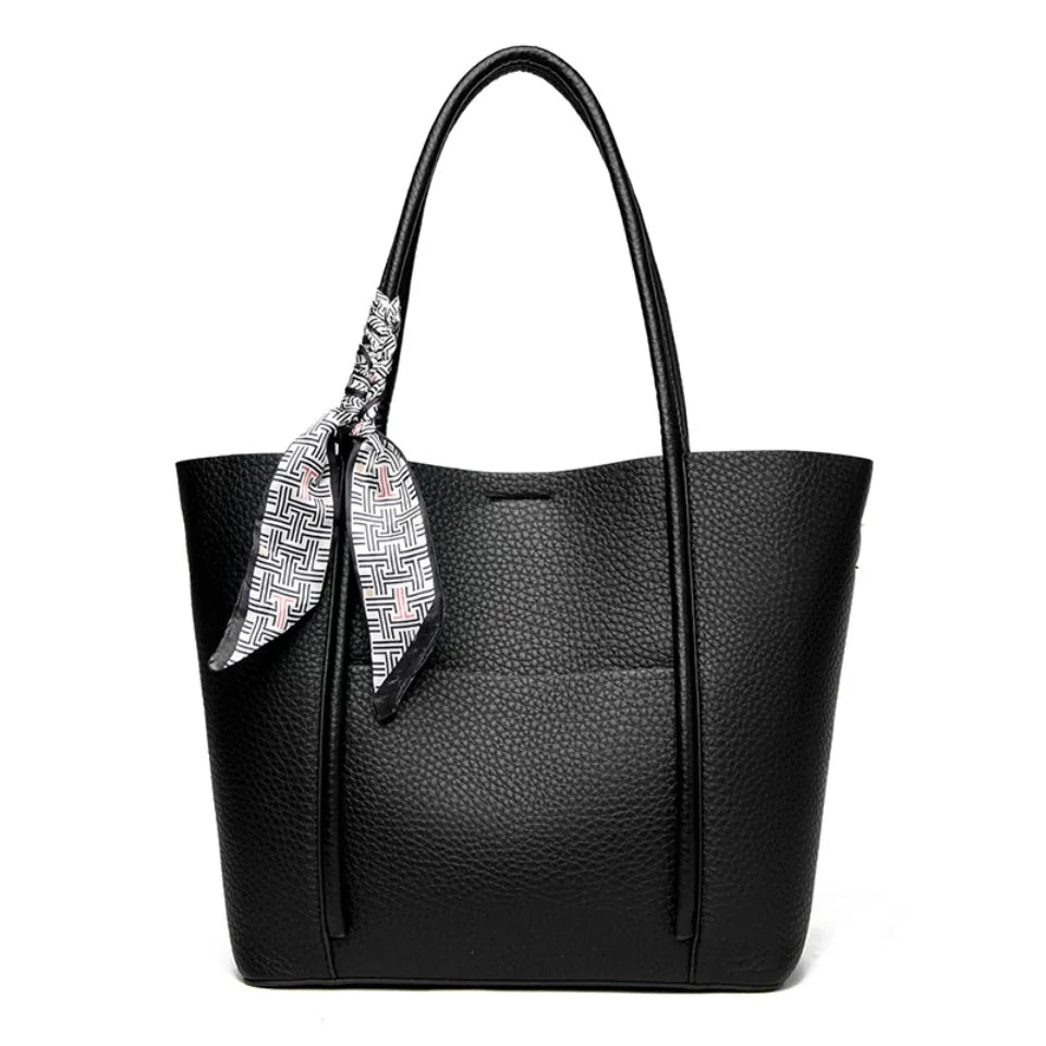 Genuine Soft Leather Tote Bag Women's Large Capacity Carrying Bags Designer Handbag Vintage Shoulder Bag Brand Commuting Bags