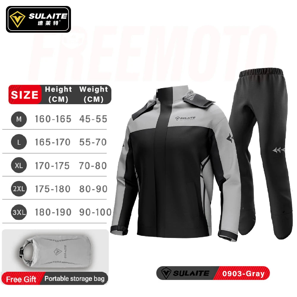 SULAITE All-Weather Moto Rain Suit | Men & Women