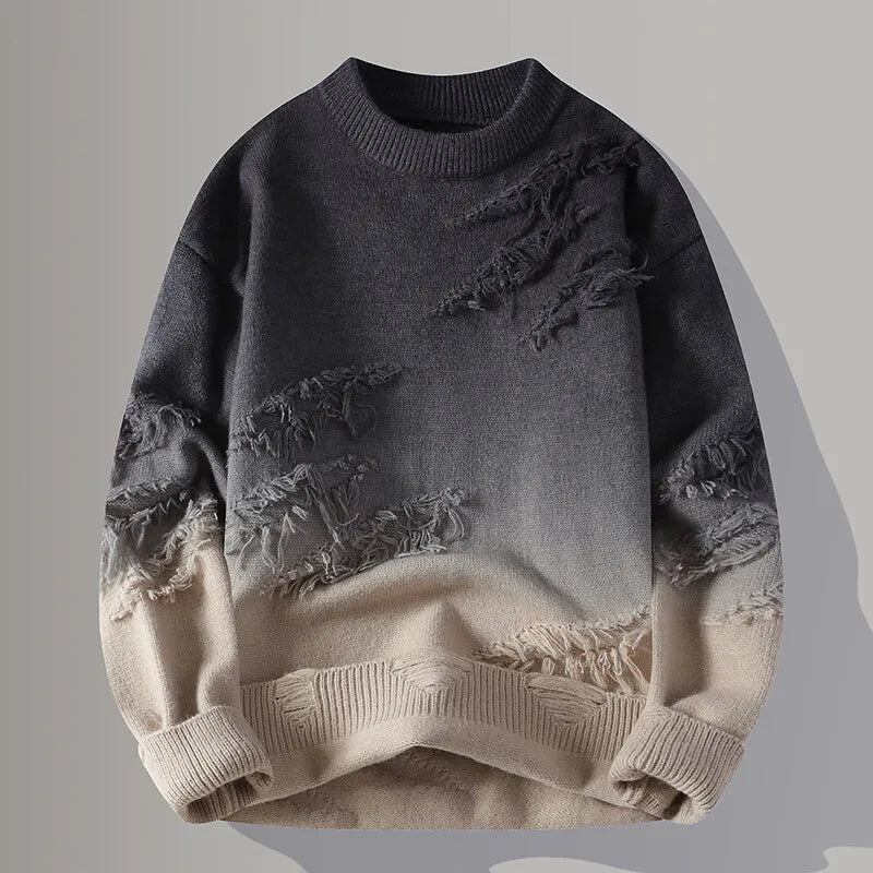 Men’s Classic Thick Knit Crewneck Sweater