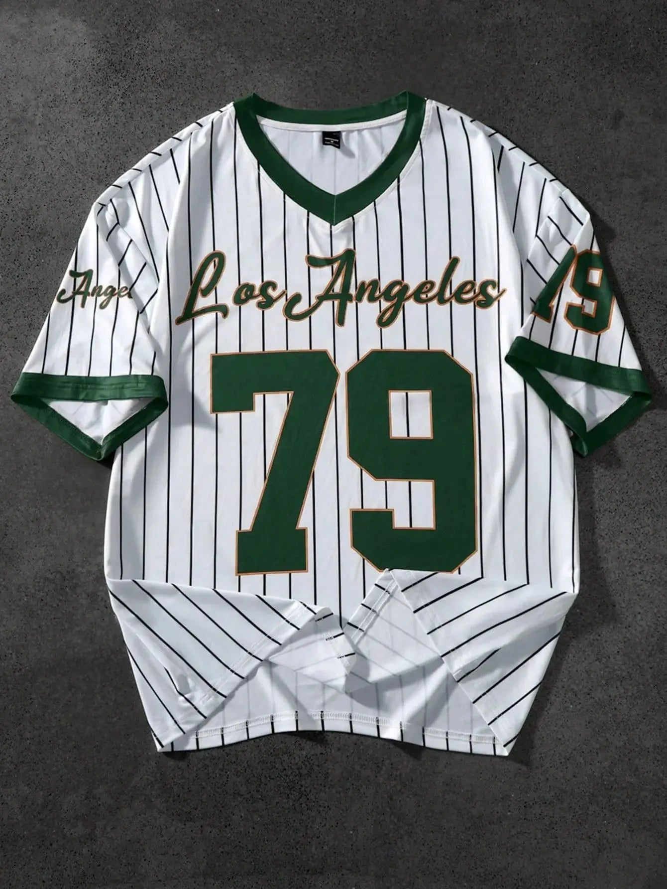 Retro Baseball Men's V-Neck Graphic Tee