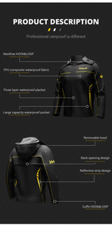 HEROBIKER Waterproof Motorcycle Rain Suit for Men & Women