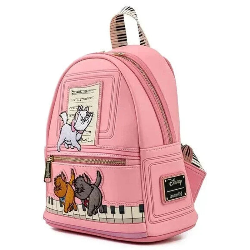 2pcs/set Piano Kitten Imitation Mini Backpack and Wallet Christmas The Marie Cat Cosplay Backpack Schoolbag Handbag for Girls