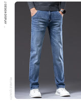 Men’s Classic Straight-Leg Stretch Jeans