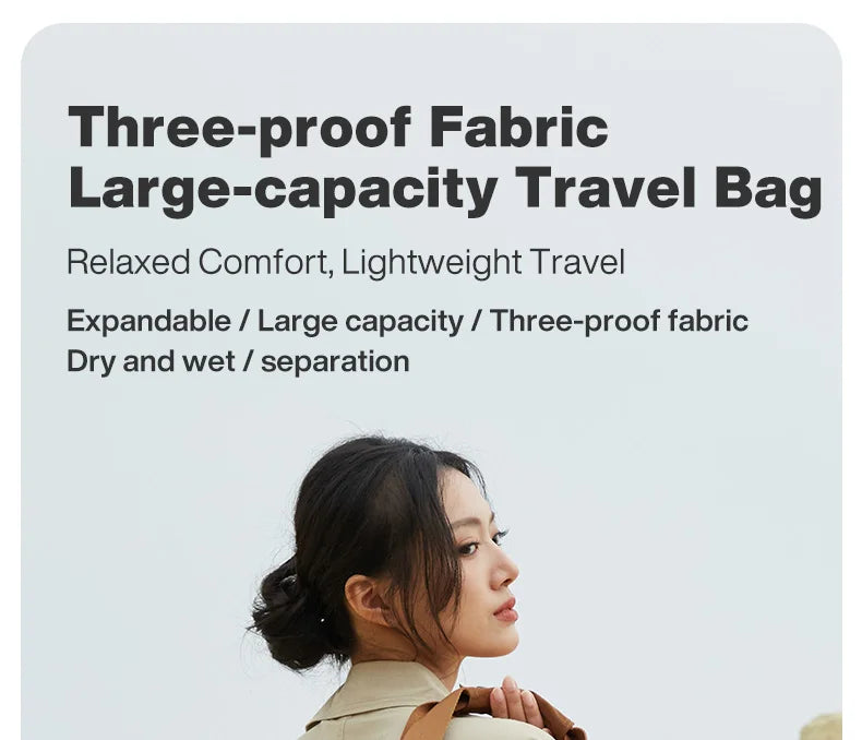 Mixi Travel Bags Women Large Size Capacity Sports Fitness Storage Bag Foldable Duffle Suit Bag For Shoulder Bag Handbag M3020