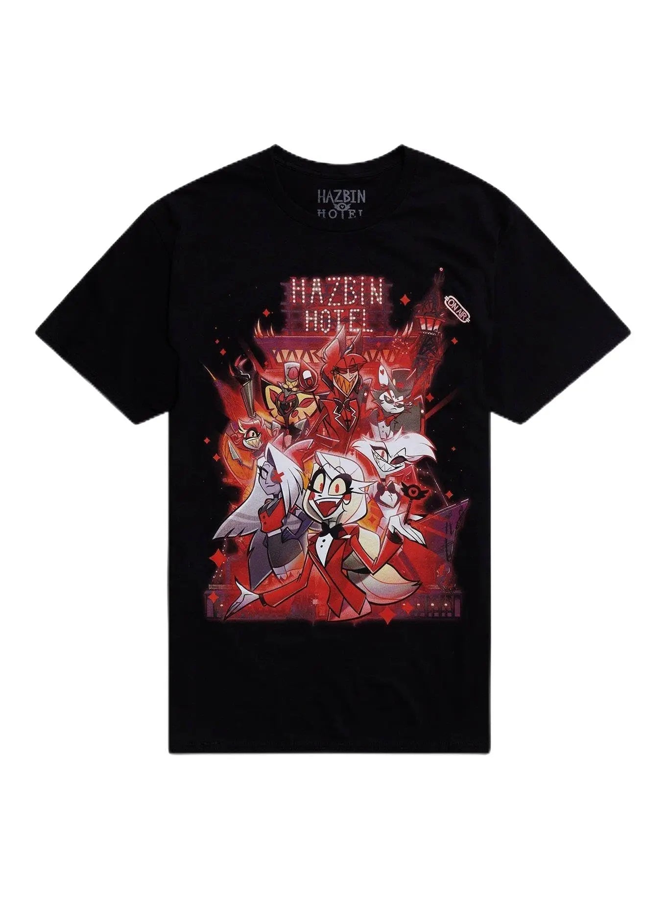 Hazbin Hotel Cast Graphic Tee – 100% Premium Cotton Men’s Shirt