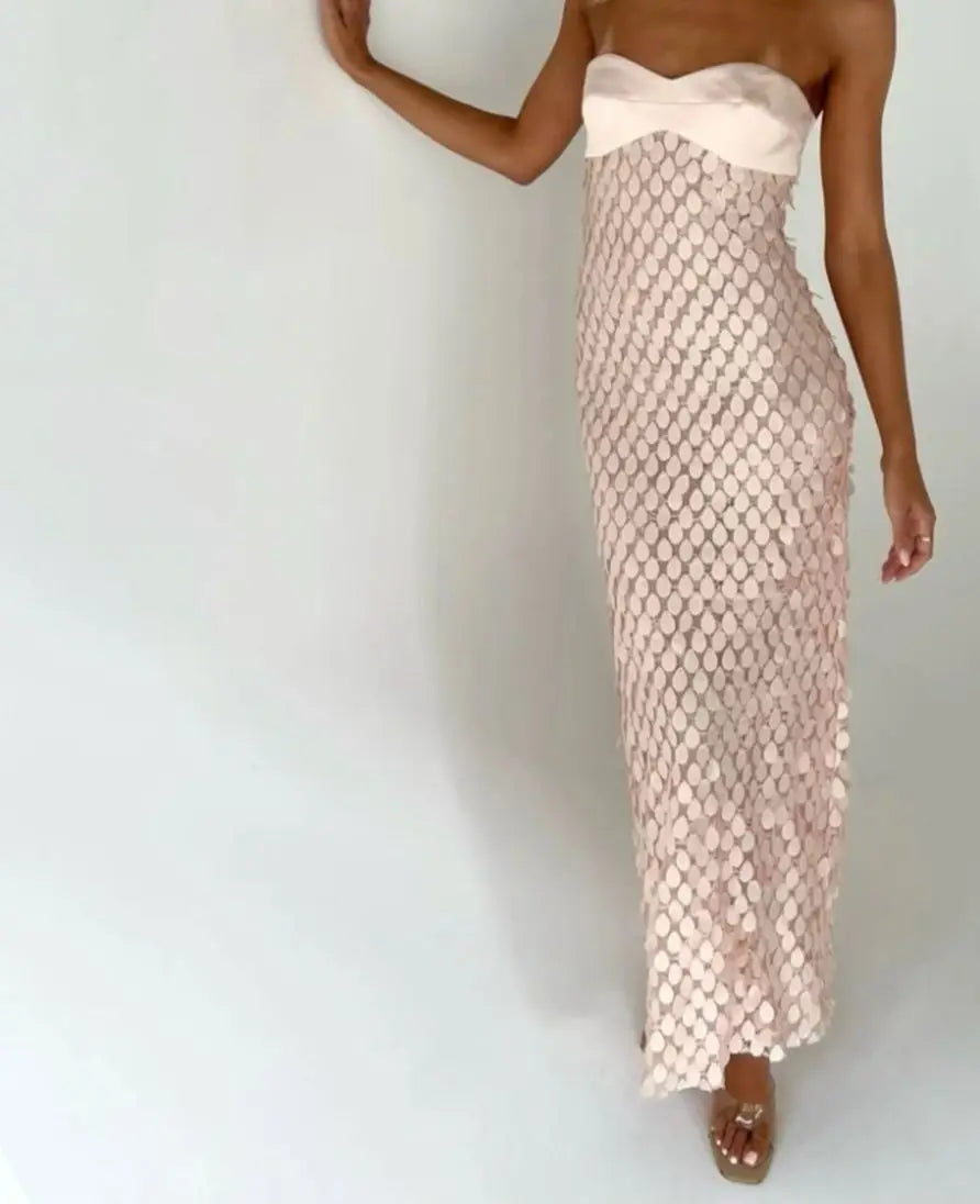 Geometric Print V-Neck Sun Dress