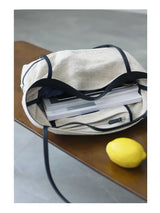 2024 Autumn Cotton And Linen Blend Material Tote Soft And Portable Shoulder Bags Women Casual Practical Bag