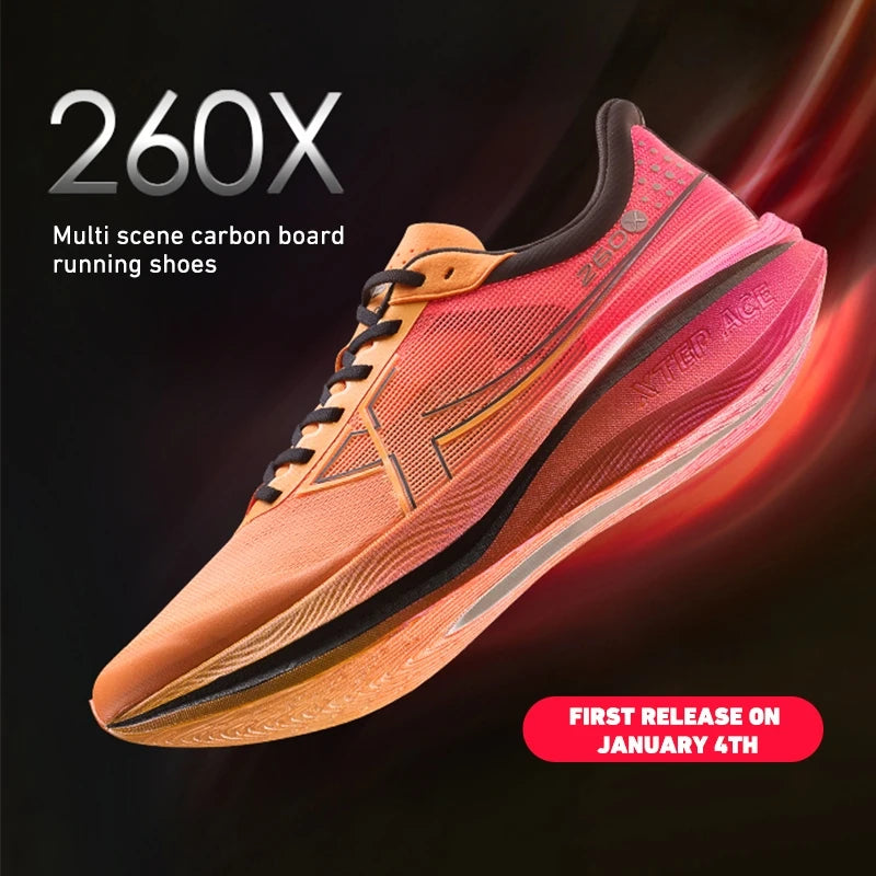 Xtep 260X Running Shoes For Men  Spring Non-Slip Men's Sports Shoes Rebound Cushion Breathable Ourdoor Sneakers 976119110053