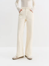 FSLE Straight High Waist Jeans for Women Winter Solid Simple All-match 2025 New Long and Short Versatile Pants Korean Style
