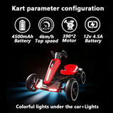 12V Kids Electric Go-Kart | Foldable, 4-Wheel Ride-On Toy