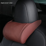 Neck Pillow Headrest Pillow Automobile Seat Neck Rest Auto Seat Head Support Pillow  Accessories suit For Tesla Model 3 Y X S