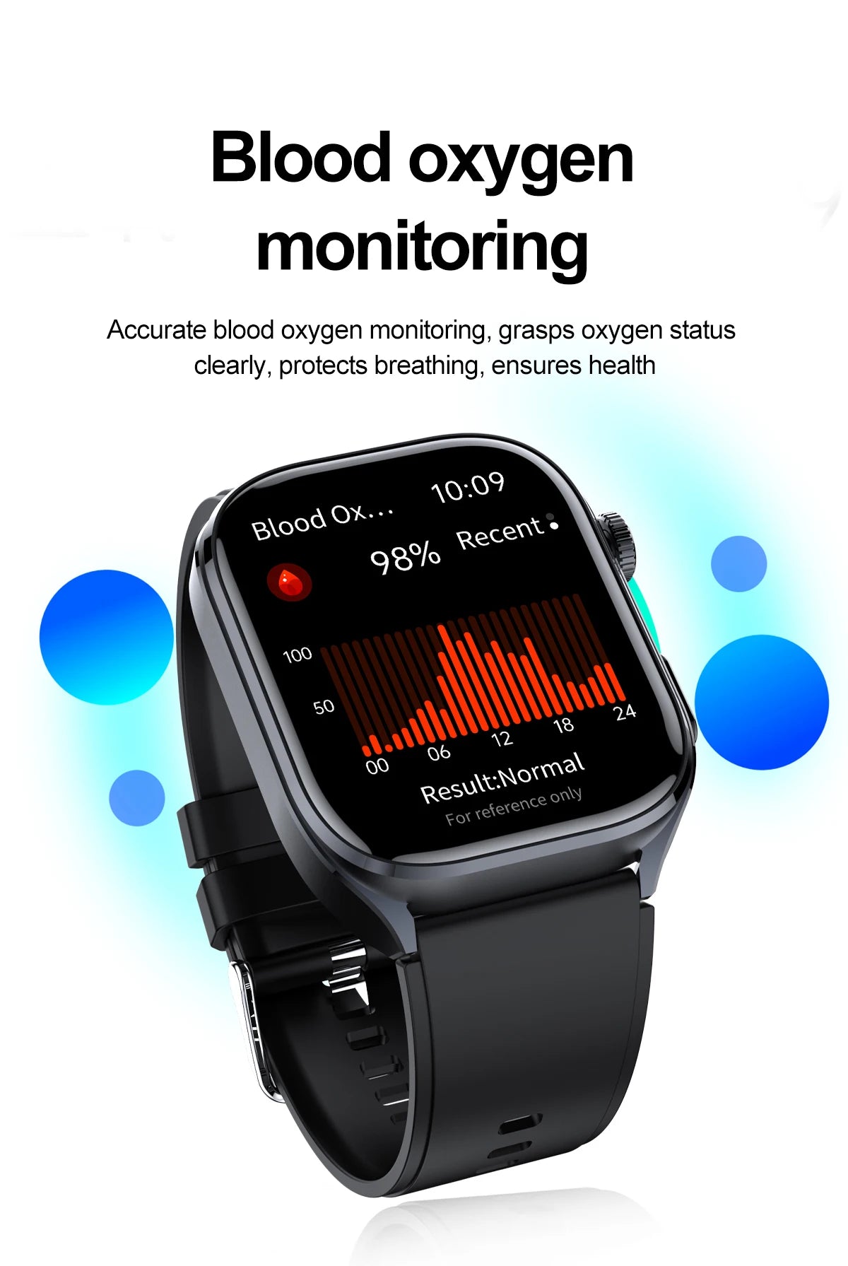 ECG+PPG Health Smartwatch – AI Body Analysis & BT Calling