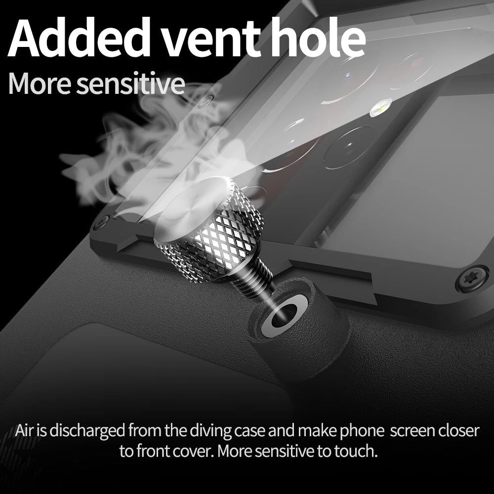 Shellbox IP68 Waterproof Phone Case for Diving