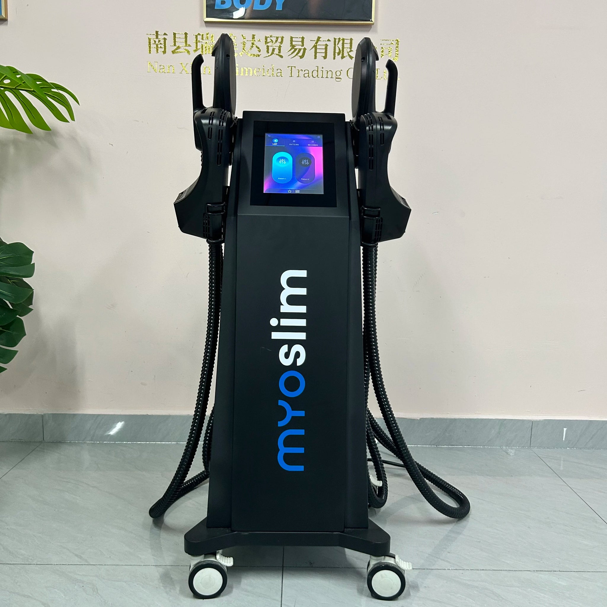 MYOslim 6500W EMS Body Sculpt Machine - Electromagnetic Therapy Fat Slimming Muscle Stimulation for Fitness And Body Shaping