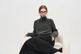 Women's Loose Fit Wool Blend Zipper Cardigan – Fall/Winter 2025 USA Style