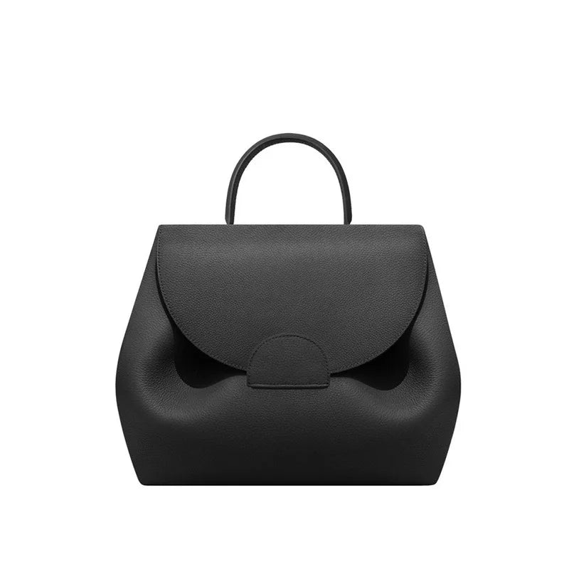 Luxury Genuine Leather Rectangle Crossbody
