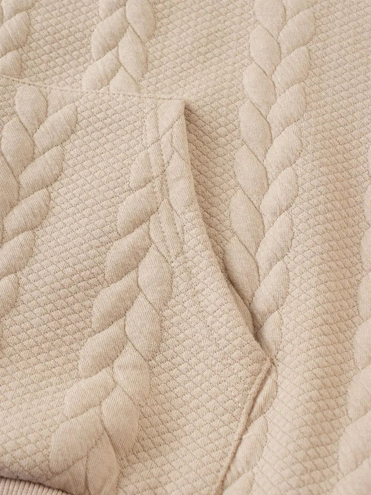 Men's Knit Zip-Up Hoodie