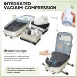 Large Travel Backpack Storage Vacuum Compression Bags with Pump, Waterproof Vacpack Backpack Women Men Business Vacuum Backpack