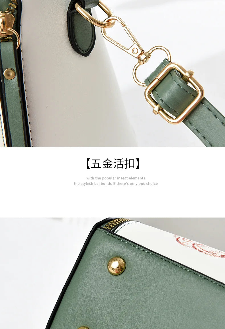 Women's Patchwork Shoulder & Crossbody Bag