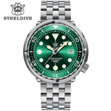 STEELDIVE SD1975 Luxury Auto Watches Men Dive Watch 300m Waterproof C3 Luminous Clock Sapphire Mirror NH35 Mechanical Wristwatch