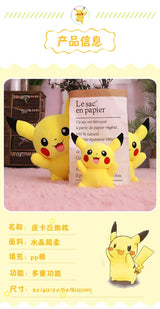 25/45/55/65CM Pokemon Pikachu Plush Doll Japanese Cartoon Animal Stuffed Toy Kawaii Pikachu Ornaments Sofa Cushion Plushies Gift